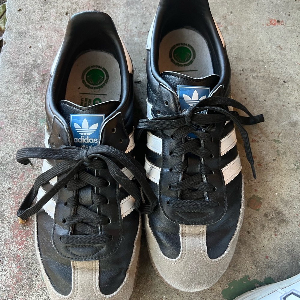 Adidas Black and White Sneakers